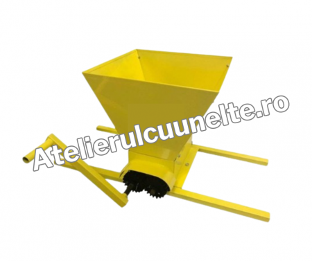 * OFERTA * PACHET ZDROBITOR STRUGURI MANUAL 500KG/ORA + TEASC 40L CUVA EXTRA MARE ! [2]