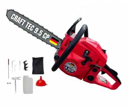 Drujbe - 9.5 CP CRAFT TEC GERMAN QUALITY Drujba pe Benzina Motofierastrau LAMA si LANT 40 CM