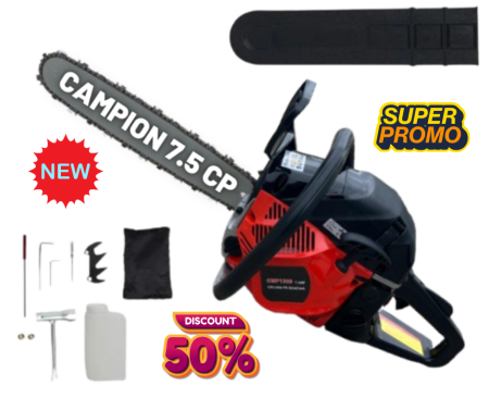 Toate Produsele - 7.5 CP Drujba pe Benzina Motofierastrau Campion , 52 CMC, LAMA Campion 40 CM