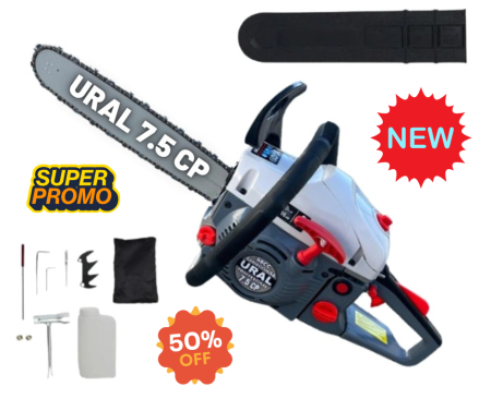 Drujbe Benzina - 7.5 CP URAL Drujba pe Benzina Motofierastrau by CAMPION  LAMA Campion 40