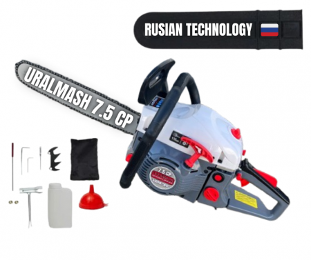 Drujbe - 7.5 CP URALMASH RUSIA Drujba pe Benzina Motofierastrau by CAMPION  LAMA Campion 40 CM