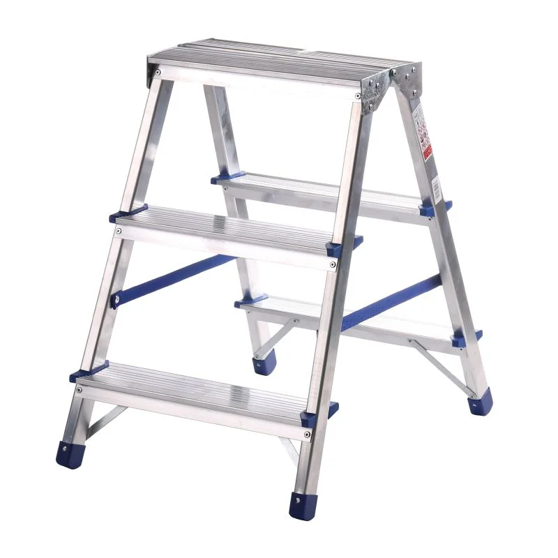 Unelte Casa - Scara aluminiu 3 trepte 2 tronsoane 150 kg  CALITATE SUPERIOARA