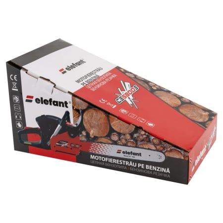 *PACHET*Drujba pe benzina + 2 Bujii + Manusi premium ELEFANT CS5800S , 58 cm³,3400 rot/min [1]