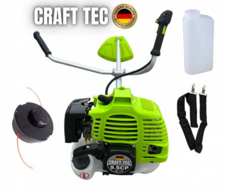 Toate Produsele - 9.5 CP CRAFT-TEC MOTOCOASA PE BENZINA EXTRA ACCESORII MOTOCOSITOARE PREMIUM