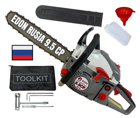 Drujbe - 9.5 CP EDON RUSIAN POWER Drujba pe Benzina Motofierastrau LAMA si LANT 40 CM