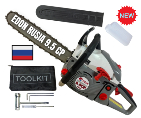 Drujbe Benzina - *DRUJBA-RUSIA* 9.5 CP EDON RUSIAN POWER Drujba pe Benzina Motofierastrau LAMA si LANT 40 CM