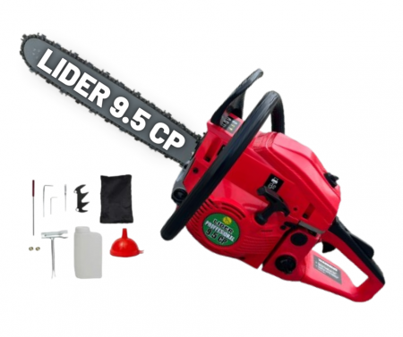 9.5 CP LIDER PREMIUM Drujba pe Benzina Motofierastrau LAMA si LANT 40 CM [0]