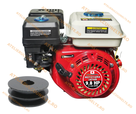 Toate Produsele - *9.8 CP MOTOYAMA* Japana + FULIE CADOU Motor benzina 4 timpi, 196cmc, 3600rpm ax 3/4, 15kg, pentru generator, motocultor, motopompa etc