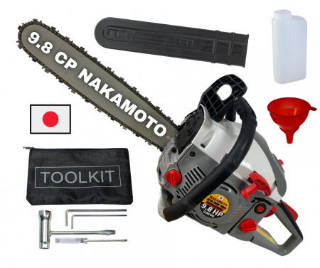 Drujbe - 9.8 CP NAKAMOTO JAPAN Drujba pe Benzina Motofierastrau LAMA 40 CP PROFFESIONAL