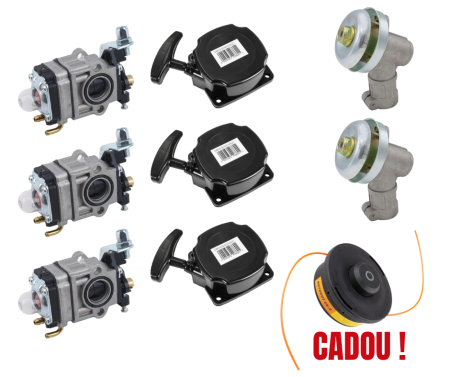 Accesorii si Consumabile - *SET INTRETINERE* 3 CARBURATOR MOTOCOASA , 3 DEMAROR MOTOCOASA , 2 ANGRENAJ + CADOU TAMBUR AUTOCUT