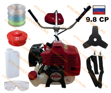Toate Produsele - ACCESORII 9.8CP URALMASH PROFESIONAL Motocoasa pe benzina , RUSIAN Engine Power, 12.000 RPM