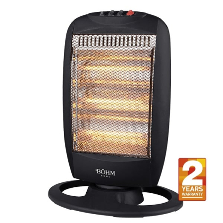 Uz Casnic - Încălzitor electric cu halogen BHH05 BÖHM, 3 trepte de putere 400/800/1200 W, Suprafața de încălzire 20-25 m²