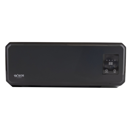 Aeroterma de perete cu display si telecomanda BÖHM BH2000BL, 20–25 m², 1000W-2000W [2]