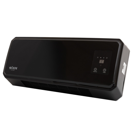 Aeroterma de perete cu display si telecomanda BÖHM BH2000BL, 20–25 m², 1000W-2000W [1]