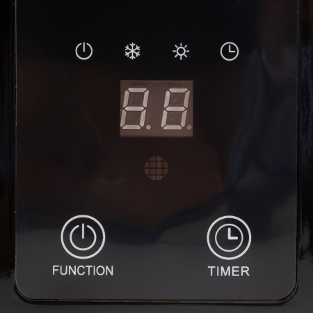 Aeroterma de perete cu display si telecomanda BÖHM BH2000BL, 20–25 m², 1000W-2000W [6]