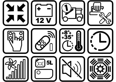 ALIMENTARE 220V Aeroterma pe motorina cu telecomanda,evacuare termostat,portabila 12V Incalzitor 9kw [1]