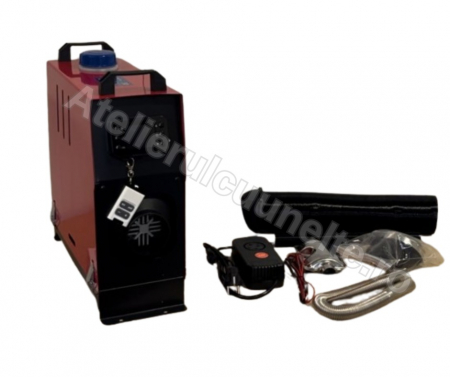Toate Produsele - Aeroterma pe motorina portabila SLIM 9KW Incalzitor 3 in 1 cu telecomanda,evacuare termostat, 12V 24V 220V