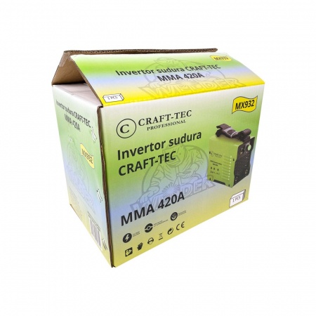 Aparat de Sudura CRAFT-TEC MMA Invertor 420A  Electronic Masca Automata [5]