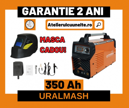 Toate Produsele - Aparat de sudura Invertor Campion CPH 350, MMA 350A Ural Mash Masca Automata