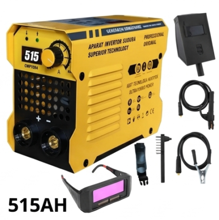Aparate Sudură și Invertoare - Aparat de sudura tip Invertor MMA 518A, MMA afisaj digital, ventilat, URALMASH IGBT TEHNOLOGY CMP1694 CADOU OCHELARI AUTOMATI DE SUDURA