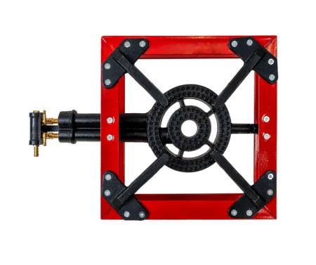 Arzator / pirostrie 8kw pe gaz cu 2 focuri de exterior, portabila, material fonta si otel [2]