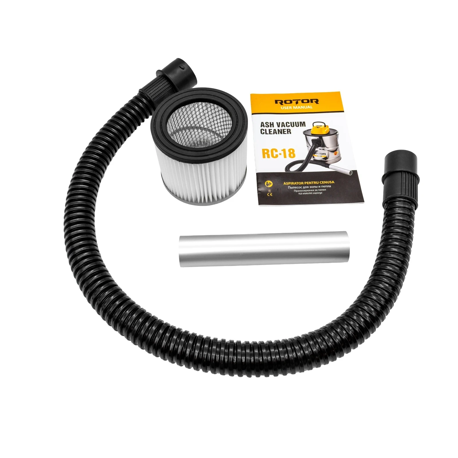 Aspirator pentru cenusa 18 L, 1200 W, 18 kPa ROTOR RC-18 [4]