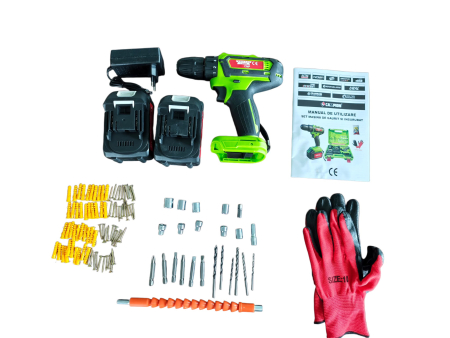 AUTOFILETANTA 48V / 10 AH BORMASINA CAMPION CU 2 ACUMULATORI, INCARCATOR , 100 ACCESORII + CADOU IN CUTIE [1]