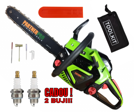 Drujbe Benzina - *CADOU* Drujba pe benzina 2 timpi + 2 Bujii CADOU, 6.7 CP, PARTNERPRO PS5200