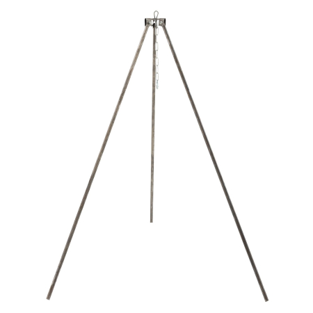 Ustensile bucatarie - Trepied pentru ceaun BRIZOLL 14842, pliabil, lungime 100 cm, din otel BRIZOLL