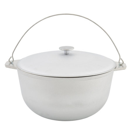 Ustensile bucatarie - Ceaun tuci aluminiu alimentar cu capac, capacitate 10 litri ELEFANT