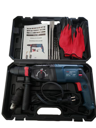 Toate Produsele - Bormasina Ciocan Rotopercutor 3000W CU PERCUTIE, trusa, mandrina automata, 3J, 1200RPM, CAMPION PROFFESIONAL CMP1565