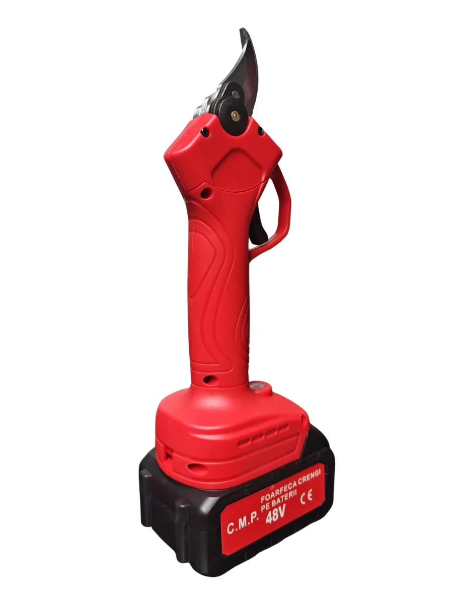 Foarfeca electrica cu 2 acumulatori 48V x 10 AH, pentru gradina, diametru taiere 27mm, Valiza, profesional ORIGINAL CAMPION  CMP1811 [2]