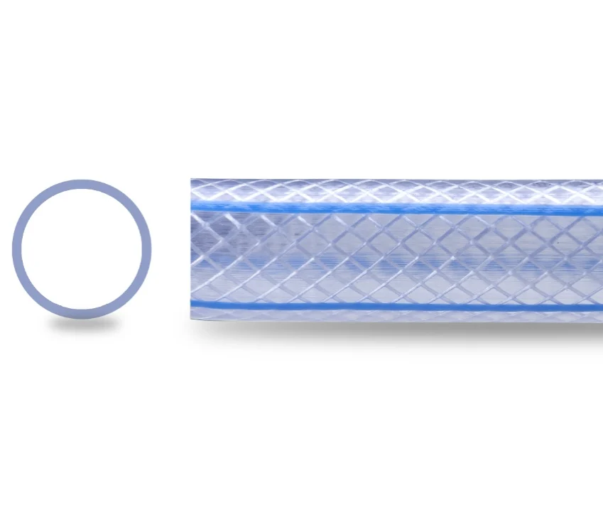 Furtun cu INSERTIE 1P 50M Furtun Apa Gradina PVC cu inserție de poliester Ø32 ALBASTRU MX1354 [1]