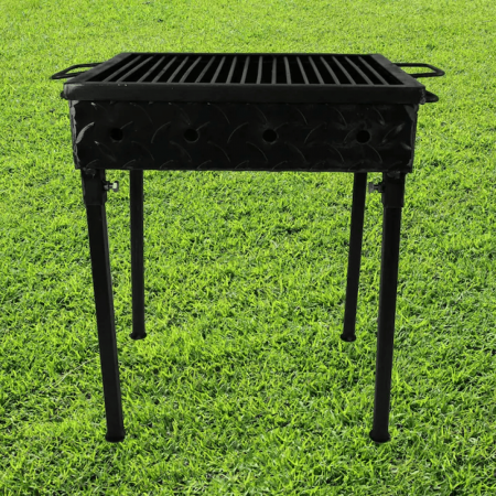 Gratar gradina camping 500x350mm, tabla 1.5mm, picioare demontabile - Copie [5]