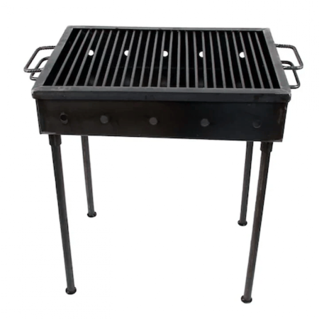Gratar gradina camping 600x400mm, tabla 1.5mm, picioare demontabile [1]
