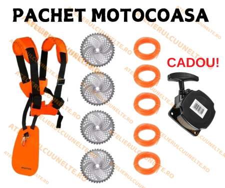 Drujbe - *INCENDIAR* Pachet 11 ACCESORII PENTRU MOTOCOASA + CADOU INCLUS