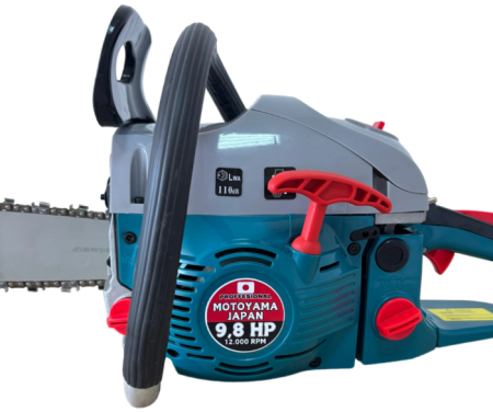 *BALCK-FRIDAY* 9.8CP MOTOYAMA JAPAN Drujba benzina + 4 lanturi + 2 lame + x2 ulei amestec 0.5L + x2 bujii + accesorii + manusi protectie + palnie Japan PROFFESIONAL [3]