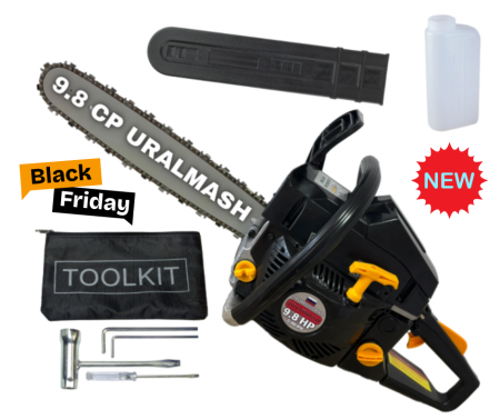 Drujbe Benzina - *LICHIDARE* 9.8 CP URALMASH RUSIA Drujba pe Benzina Motofierastrau LAMA 40 CP PROFFESIONAL