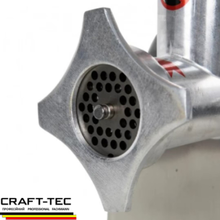 Masina de tocat carne profesionala Craft-Tec® MK-10, 3500W, 150 Kg/h, inox, reductor in baie de ulei, accesorii incluse – ideala pentru uz casnic si profesional, MX1221 [2]
