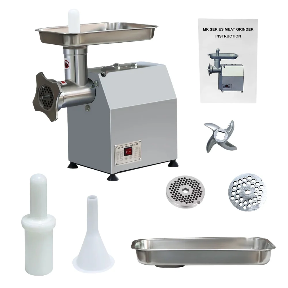 Toate Produsele - Masina de tocat carne MK22, PROFESIONALA, 4500w, MK22, constructie profesionala inox, 2 site, reverse, Campion CMP1787