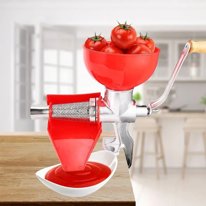 Masini de Tocat - Masina storcator suc rosii manuala cu separator 3kg, profesionala, corp aluminiu, CLIVIA