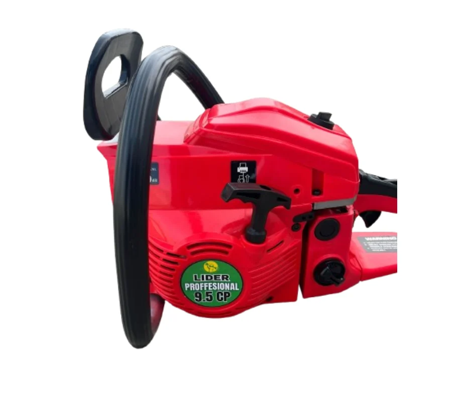 *MEGA PACHET* 9.5CP LIDER Proffesional Drujba benzina + 4 lanturi + 2 lame + x2 ulei amestec 0.5L + x2 bujii + accesorii + manusi protectie + palnie Japan PROFFESIONAL [2]