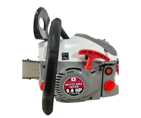 *MEGA PACHET* 9.8CP MOTOYAMA JAPAN Drujba benzina + 4 lanturi + 2 lame + x2 ulei amestec 0.5L + x2 bujii + accesorii + manusi protectie + palnie Japan PROFFESIONAL [1]