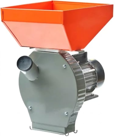 Mori si Batoze - Moara electrica , motor 4.5 kw , pentru cereale si stiuleti (2 in 1), Cuva Mare,(100% cupru), 3000 rpm , 4 site de rezerva, 20 ciocanele
