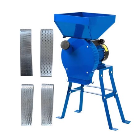 Toate Produsele - SET Moara Electrica Uruiala + Suport metalic 4.5KW, 300kg/ora, cereale, 4 site, 20 Ciocanele, Cuva Extra Mare, Campion CMP1335