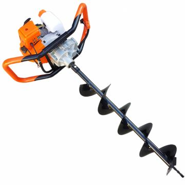 Motoburghie si Foreze Pamant - Motoburghiu 6.1Kw 8.1 CP MX564 Craft-tec + BURGHIU 150mm Foreza pamant PREMIUM !