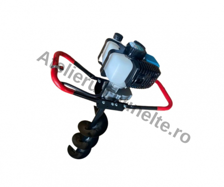 Motoburghiu 9.8 CP Broman + 3 BURGHIE 100, 200 si 300mm Foreza pamant PREMIUM ! [2]