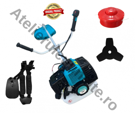 Toate Produsele - Motocoasa 7,8 CP BROMAN 5800+ Motocositoare complet echipata PREMIUM! 5 ACCESORII INCLUSE !