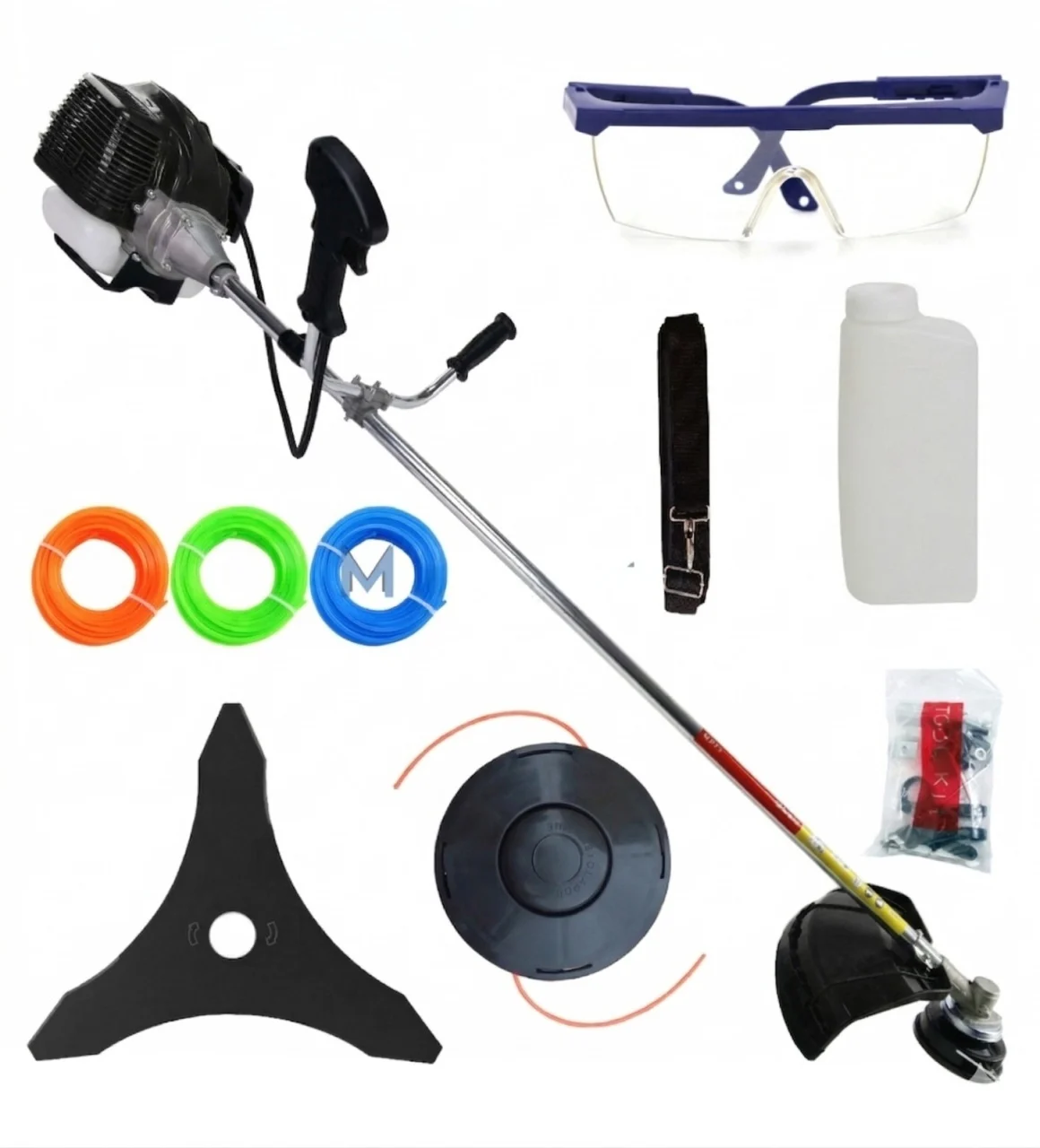 Toate Produsele - *10 ACCESORII* Motocoasa 8,5CP CAMPION Motocositoare complet echipata PREMIUM!