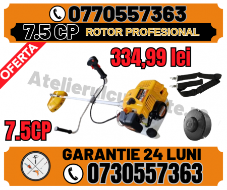 Toate Produsele - Motocoasa Motocositoare pe benzina Rotor R5500 7.5CP 52CC 10000RPM Accesorii incluse